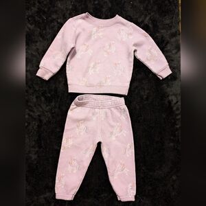 8 for $12 / Garanimals Unicorn Print Toddler Sweatshirt and Pants Set